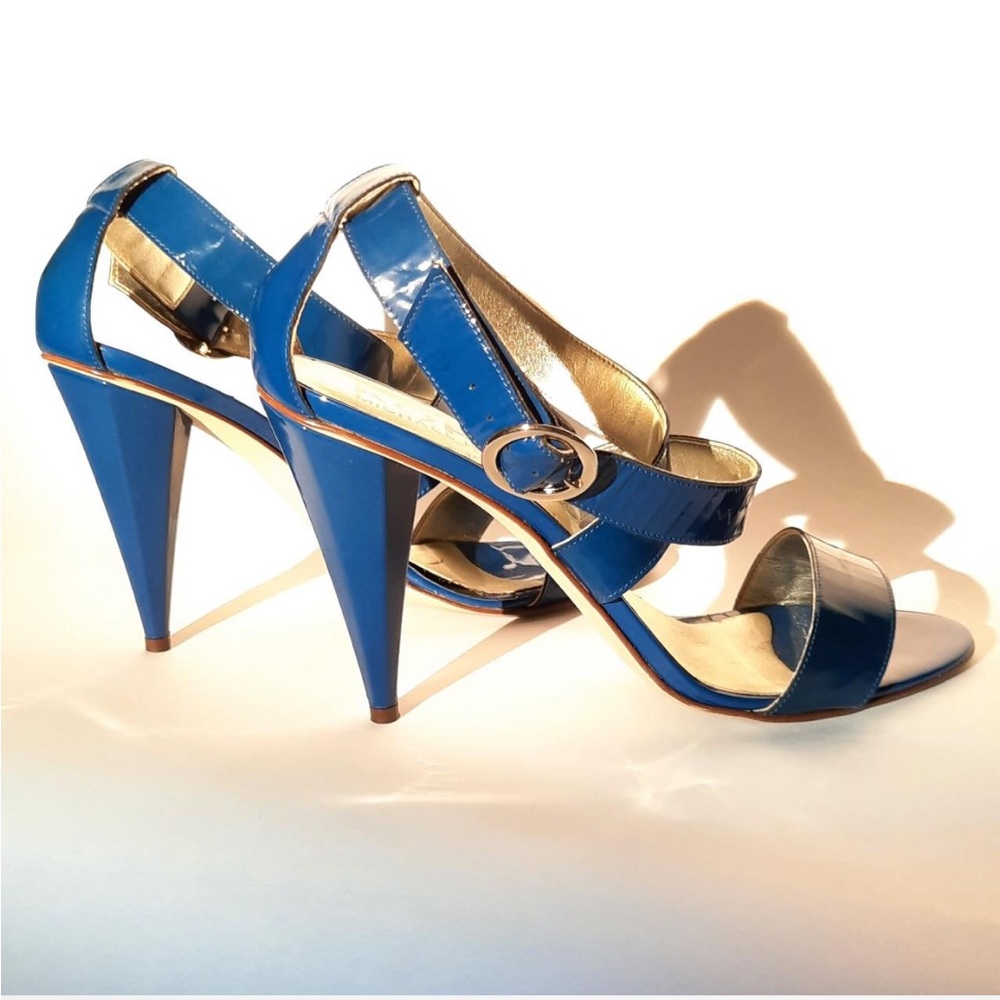 Michael Kors Royal Blue Pumps Dress Sandals